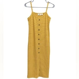 Retro D ribbed spaghetti straps dress size M